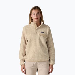 Кофта трекінгова жіноча Patagonia LW Synch Snap-T P / O flow: dyno white