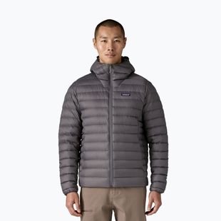 Пуховик чоловічий Patagonia Down Sweater Hoody forge grey w/forge grey