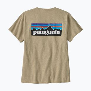 Футболка жіноча Patagonia P-6 Logo Responsibili-Tee pumice