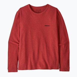 Лонгслів жіночий Patagonia P-6 Logo Responsibili-Tee potters red