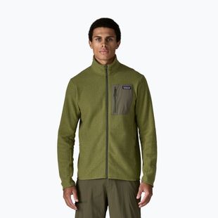 Кофта трекінгова чоловіча Patagonia R1 Air caper green