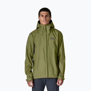 Куртка дощовик чоловіча Patagonia Torrentshell 3L Rain caper green