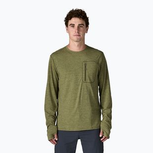 Лонгслів чоловічий Patagonia Capilene Cool Sun caper green/buckhorn green x-dye