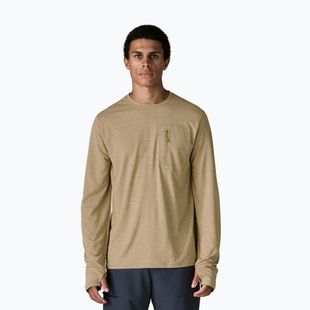 Лонгслів чоловічий Patagonia Capilene Cool Sun seabird grey/light seabird grey x-dye