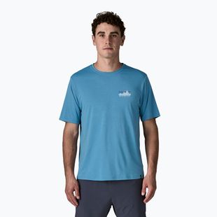 Футболка чоловіча Patagonia Capilene Cool Daily - '73 Skyline shore blue/light shore blue x-dye