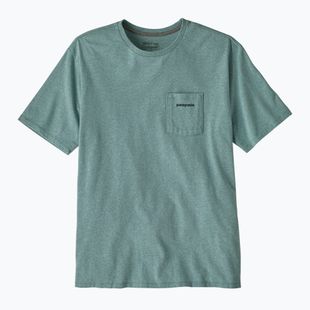 Футболка чоловіча Patagonia Boardshort Logo Pocket Responsibili blue sage