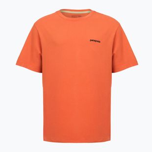 Футболка чоловіча Patagonia P-6 Logo coal orange