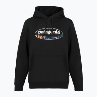 Кофта чоловіча Patagonia '95 Oval Logo Uprisal Hoody Black: Kaleido