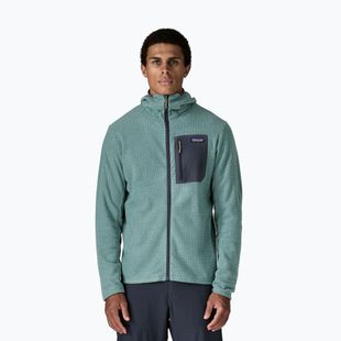 Кофта трекінгова чоловіча Patagonia R1 Air Full Zip Hoody blue sage