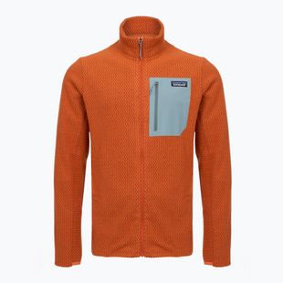 Кофта трекінгова чоловіча Patagonia R1 Air coal orange