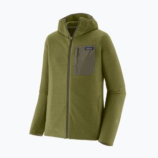 Кофта трекінгова чоловіча Patagonia R1 Air Full Zip Hoody caper green