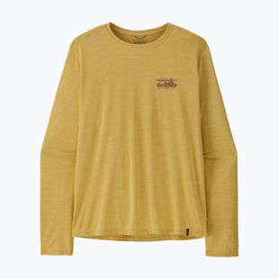 Лонгслів чоловічий Patagonia Capilene Cool Daily - '73 Skyline limestone yellow/light limestone yellow c-dye
