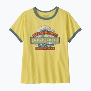 Футболка жіноча Patagonia Great Waves Ringer Tee lemon zest
