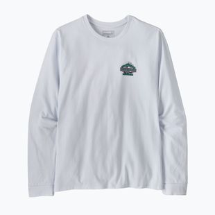 Лонгслів трекінговий чоловічий Patagonia Great Waves Responsibili Tee white