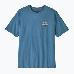 Футболка трекінгова чоловіча Patagonia Great Waves Responsibili Tee shore blue