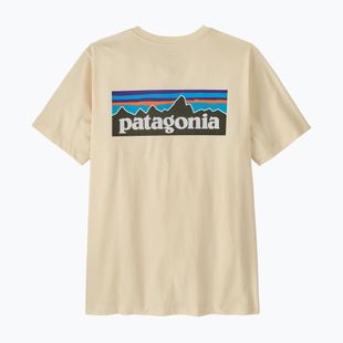 Футболка чоловіча Patagonia P-6 Logo undyed natural
