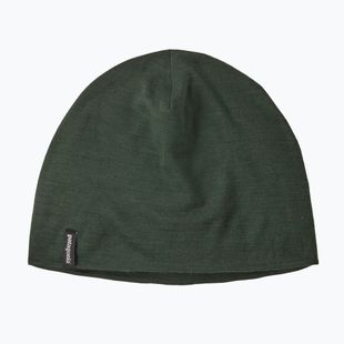 Шапка зимова Patagonia Overlook Merino Wool Liner Beanie treeline green