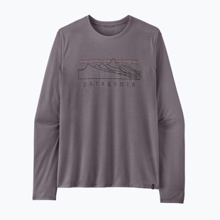 Лонгслів чоловічий Patagonia Cap Cool Trail Stratapeaks may grey