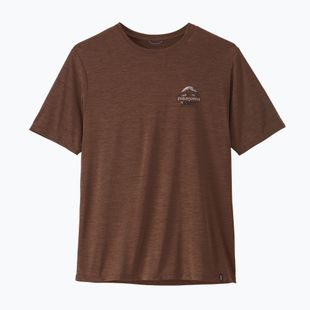 Футболка чоловіча Patagonia Cap Cool Daily Great Waves berm brown - light berm brown x-dye