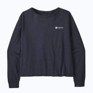 Лонгслів жіночий Patagonia Hut Tripper Easy Cut smolder blue