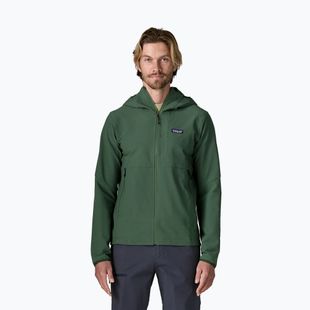 Куртка софтшелл чоловіча Patagonia R1 TechFace Hoody canopy green