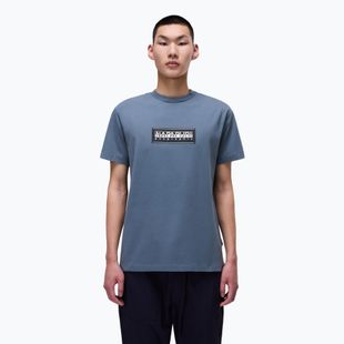 Футболка чоловіча Napapijri S-Box Logo stormy weat G1Y