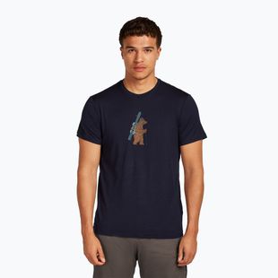 Футболка чоловіча icebreaker Merino 150 Tech Lite Bear Tour midnight navy