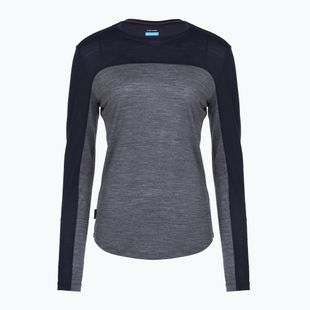 Лонгслів жіночий icebreaker Merino 125 Cool-Lite Sphere Tee CB midnnavy hthr/midnnavy/cb