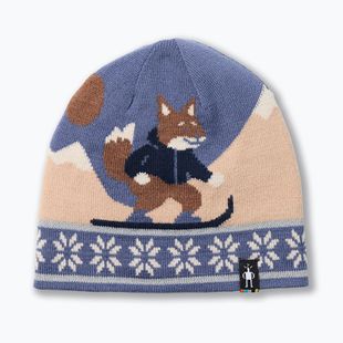 Шапка зимова дитяча Smartwool Reversible Art Beanie nightfall blue