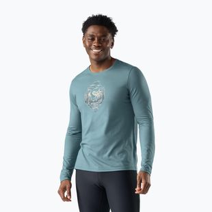 Лонгслів чоловічий Smartwool Wander Valley Active Long Sleeve Graphic Tee dusty tea