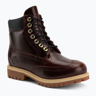 Взуття чоловіче Timberland Premium 6 In Lace burgundy full grain