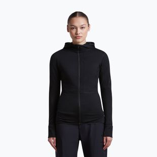 Кофта трекінгова жіноча Icebreaker Merino 200 Realfleece Descender Half Zip Hoodie black