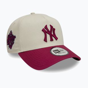 Бейсболка New Era WS Patch Eframe New York Yankees світло-бежева