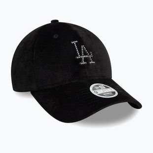 Бейсболка New Era Diamante Velour 9Forty Los Angeles Dodgers чорна