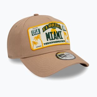 Бейсболка New Era номерний знак Eframe медно-бежевого кольору