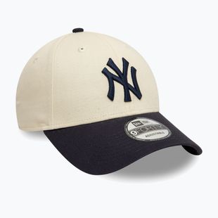 Бейсболка New Era Colourblock 9Forty New York Yankees світло-бежева