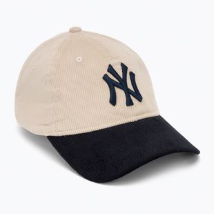 Бейсболка New Era Block Cord 9Twenty New York Yankees світло-бежева