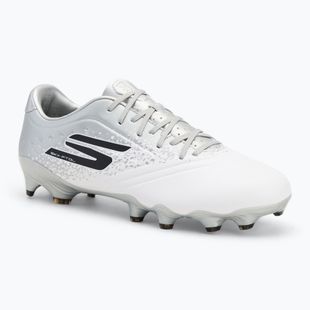 Кросівки футбольні чоловічі SKECHERS Razor 1.5 Academy FG white/silver