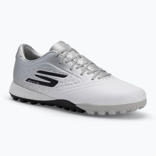 Кросівки футбольні чоловічі SKECHERS Razor 1.5 Academy TF white/silver