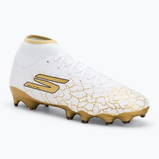 Кросівки футбольні чоловічі SKECHERS Razor 1.5 Academy FG white/gold