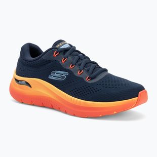 Кросівки чоловічі SKECHERS Arch Fit 2.0 navy leather/multi trim