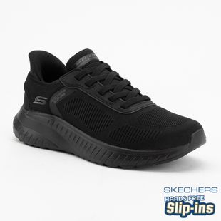 Кросівки чоловічі SKECHERS Bobs Squad Chaos Solid Step black