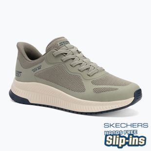 Кросівки чоловічі SKECHERS Bobs Squad 4 olive