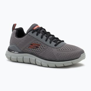 Кросівки чоловічі Skechers Track Leshur charcoal/orange
