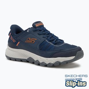 Кросівки чоловічі SKECHERS Dynamite At Escapar navy/orange