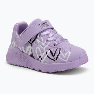 Кросівки дитячі SKECHERS Uno Lite Love Levitate lavender/multi