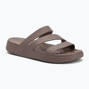Шльопанці Crocs Getaway Strappy truffle