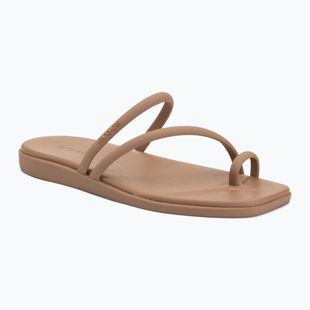 Шльопанці жіночі Crocs Miami Toe Loop Sandal milk chocolate