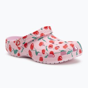 Шльопанці Crocs Classic Fresh Fruits Clog pink milk