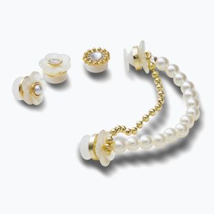 Джібітсі Crocs Jibbitz™ Gold and Floral 5 шт.